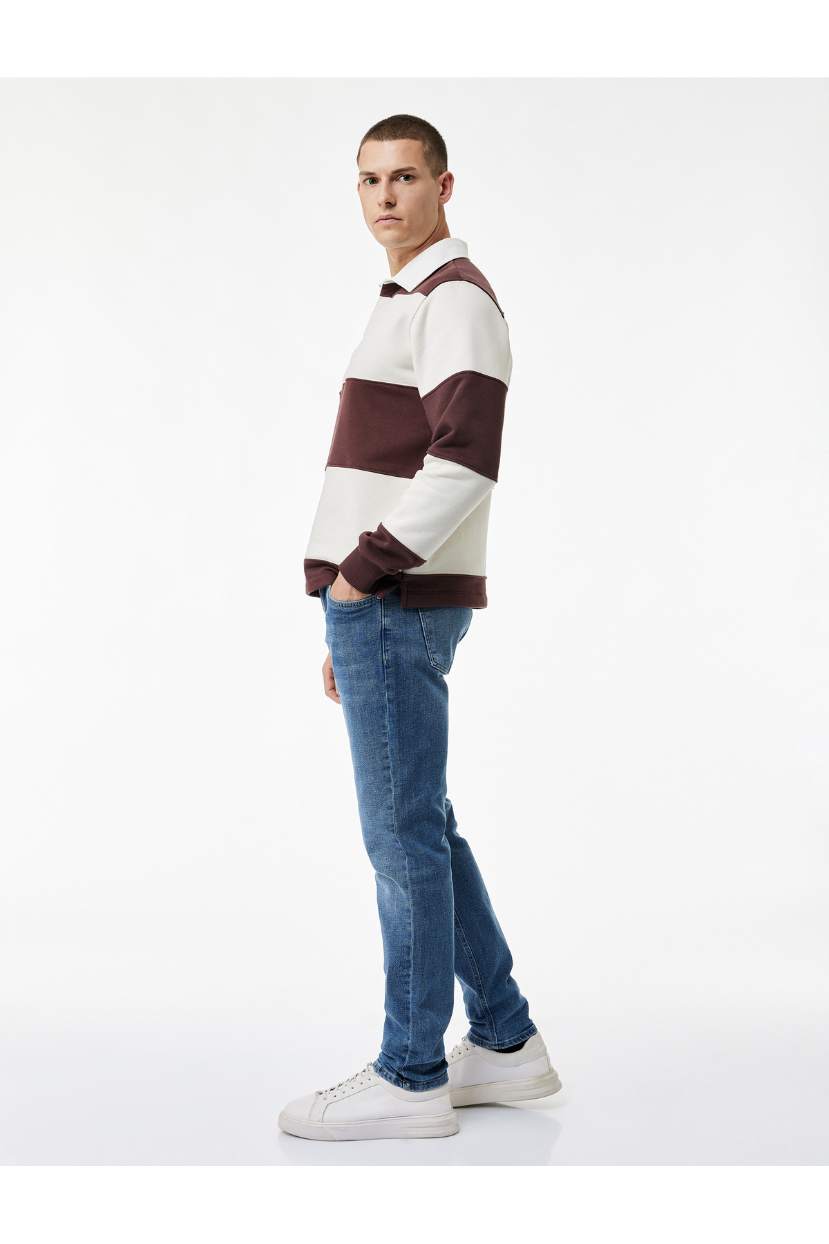 Koton Pamuklu Normal Bel Slim Fit Jean Pantolon - Brad Jean görsel 2