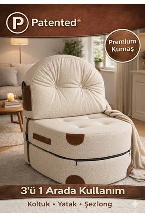 PUFYMAX Comfort Yeni Nesil Bohem Tekli Koltuk,Legom yataklı Katlanır Berjer,y...