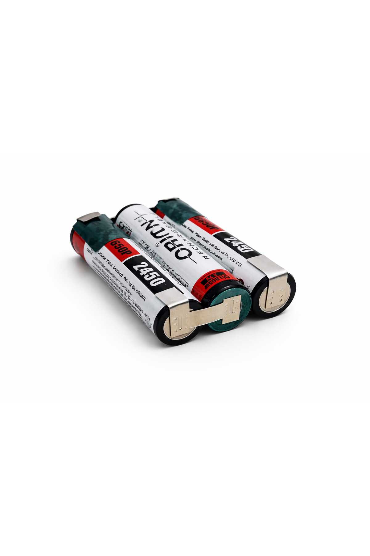Orion 18650p 3x3.7v 3x2450mah 12c 3 lü puntalı Şarj Edilebilir Li