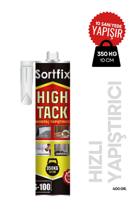 Sortfix Güçlü 350 KG.'A Kadar Ağırlık Taşır Ve Hızlı Kuruyan Ultra High Tack ...
