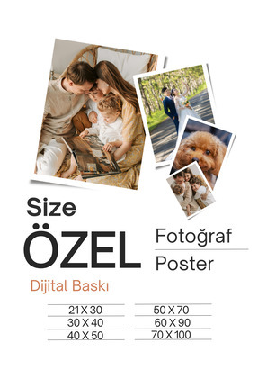 Rosaart Kişiye Özel Fotoğraf Baskı Poster, İstenilen Görselde Fotoğraf Kağıdı...