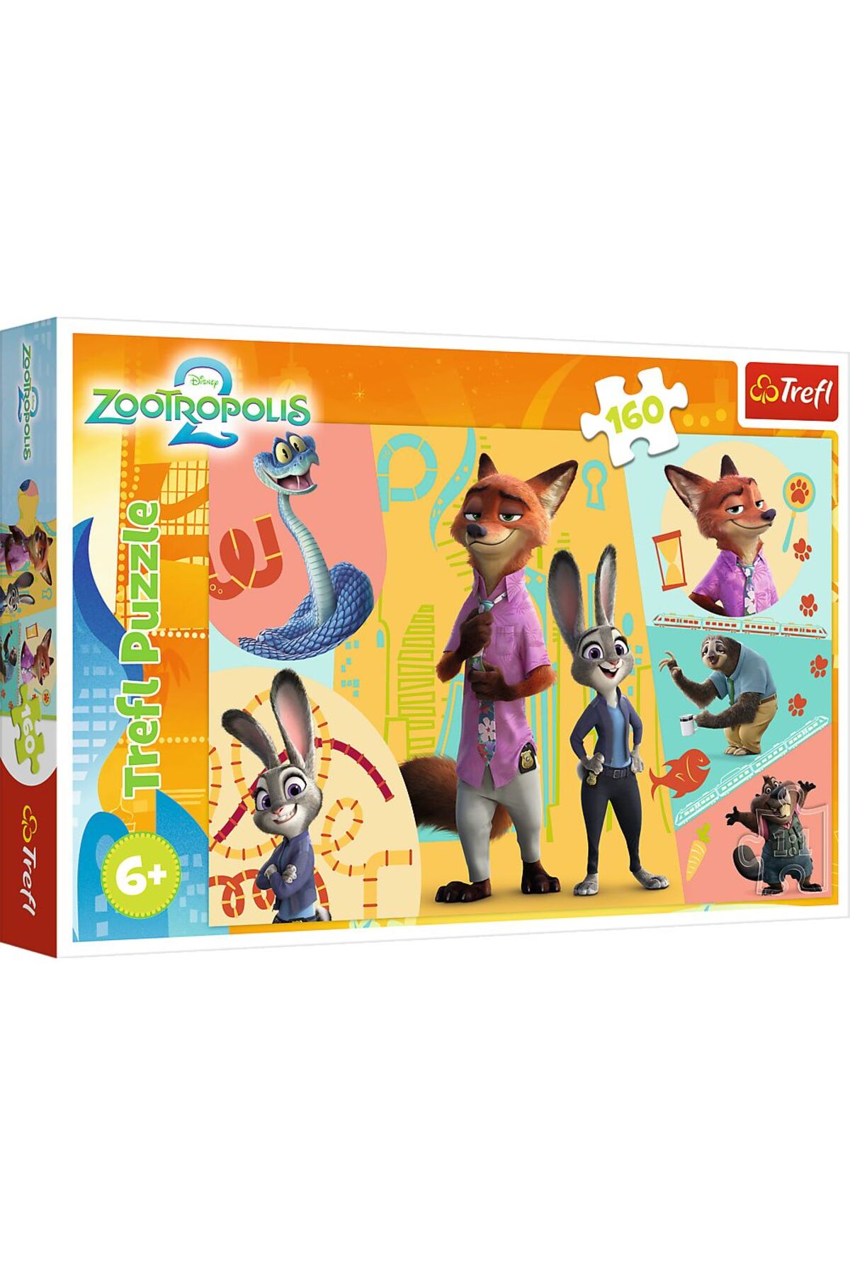 Trefl Puzzle 160 Disney Zootropolis Spolu v Zootropolis