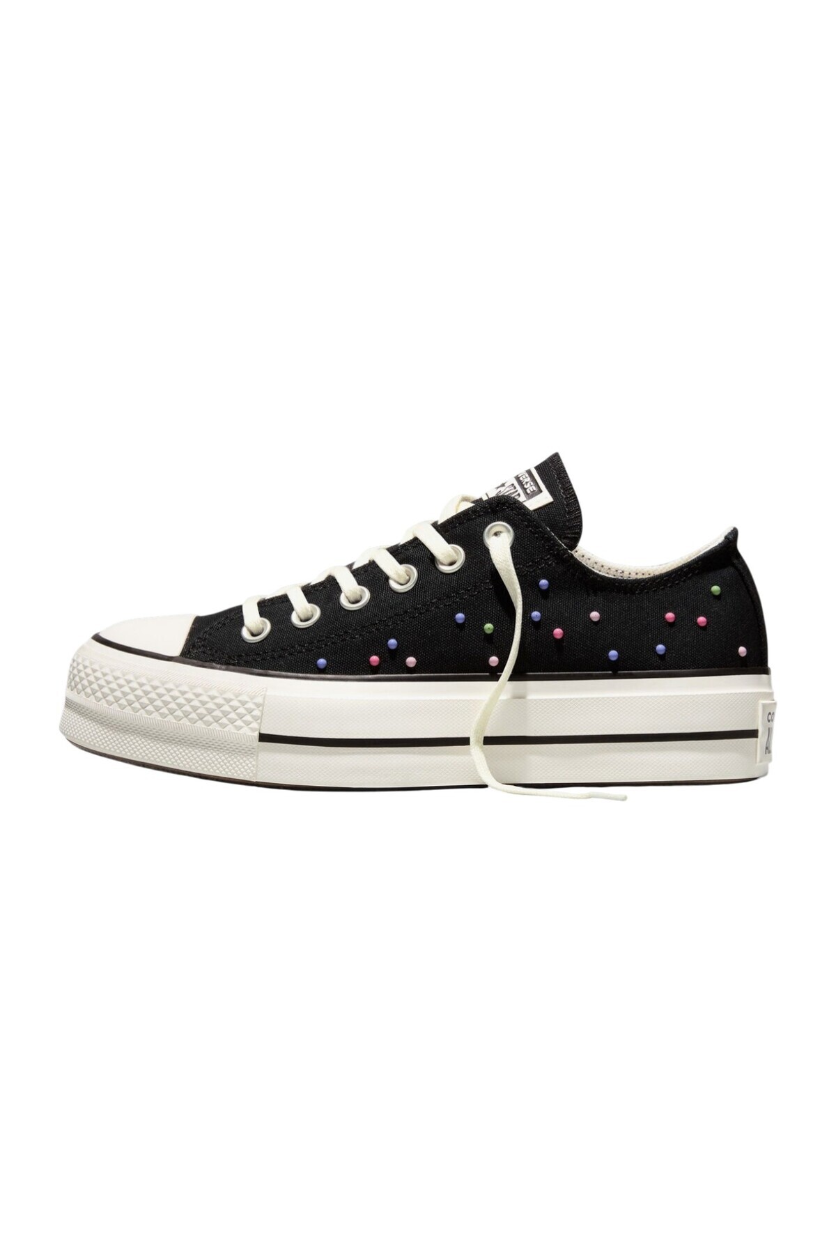 کتانی زنانه مشکی Chuck Taylor All Star Lift Platform Mini Studs A19141c-001