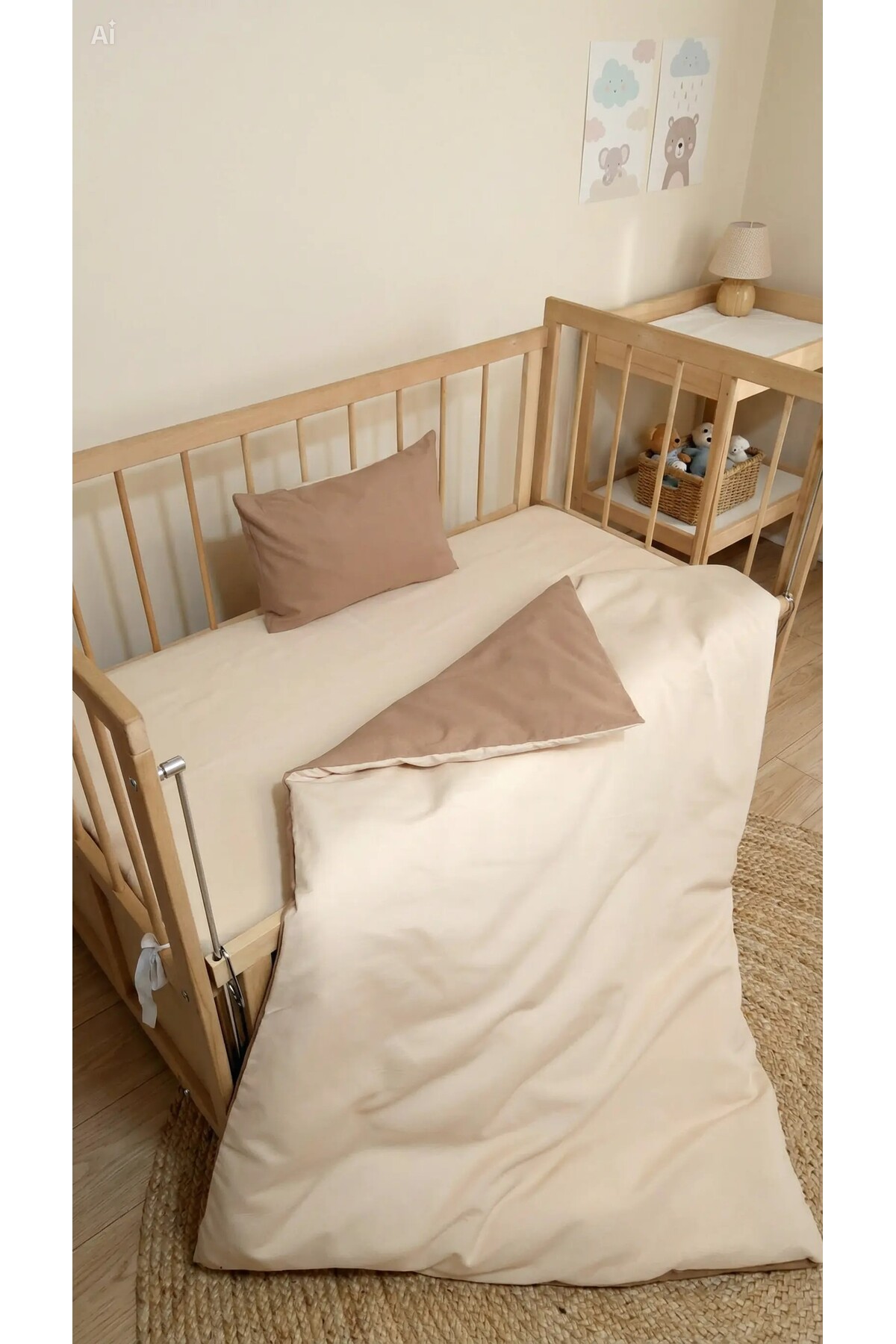 Baby Clime 90x130 Bebek Nevresimi 3 Parça – Yorgan Kılıfı, Yastık