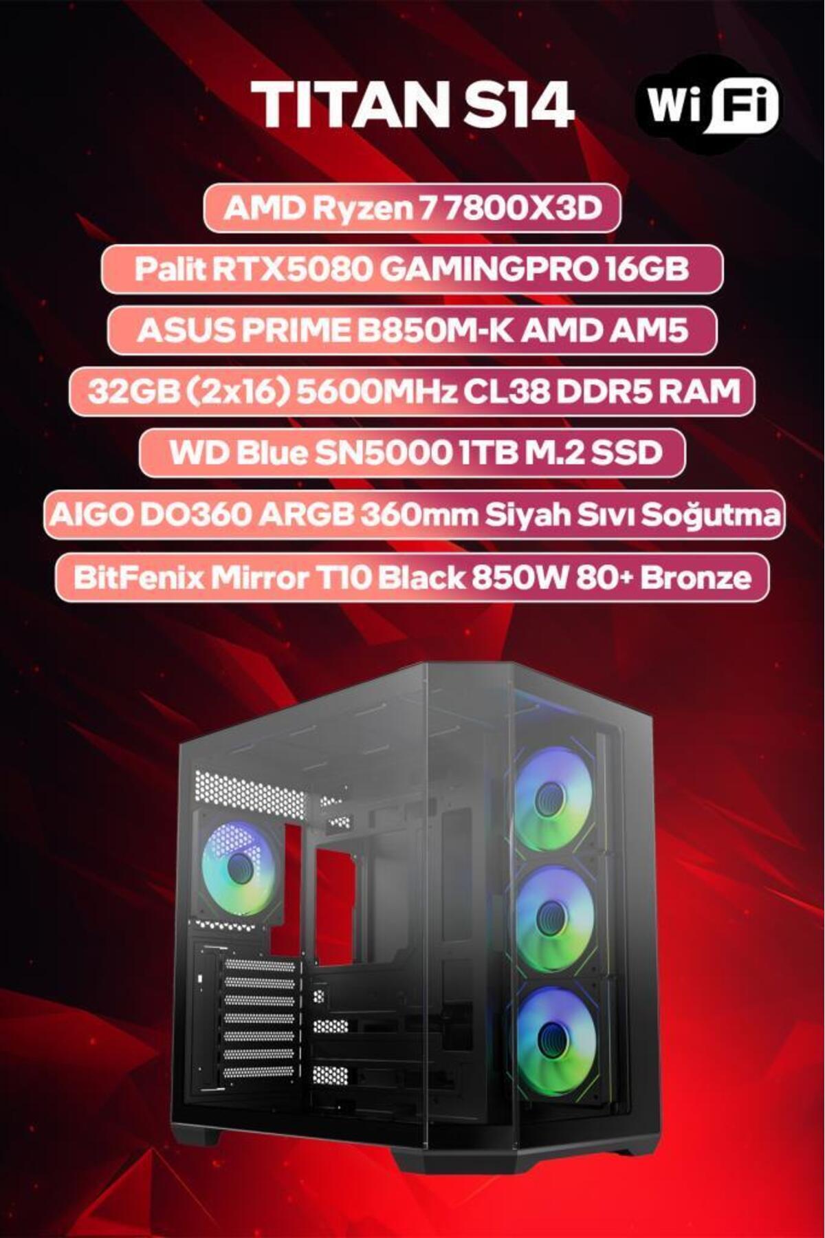 AMD Ryzen 7 7800X3D 5.0 GHz 120W AM5 Tray Bilgisayar Modelleri