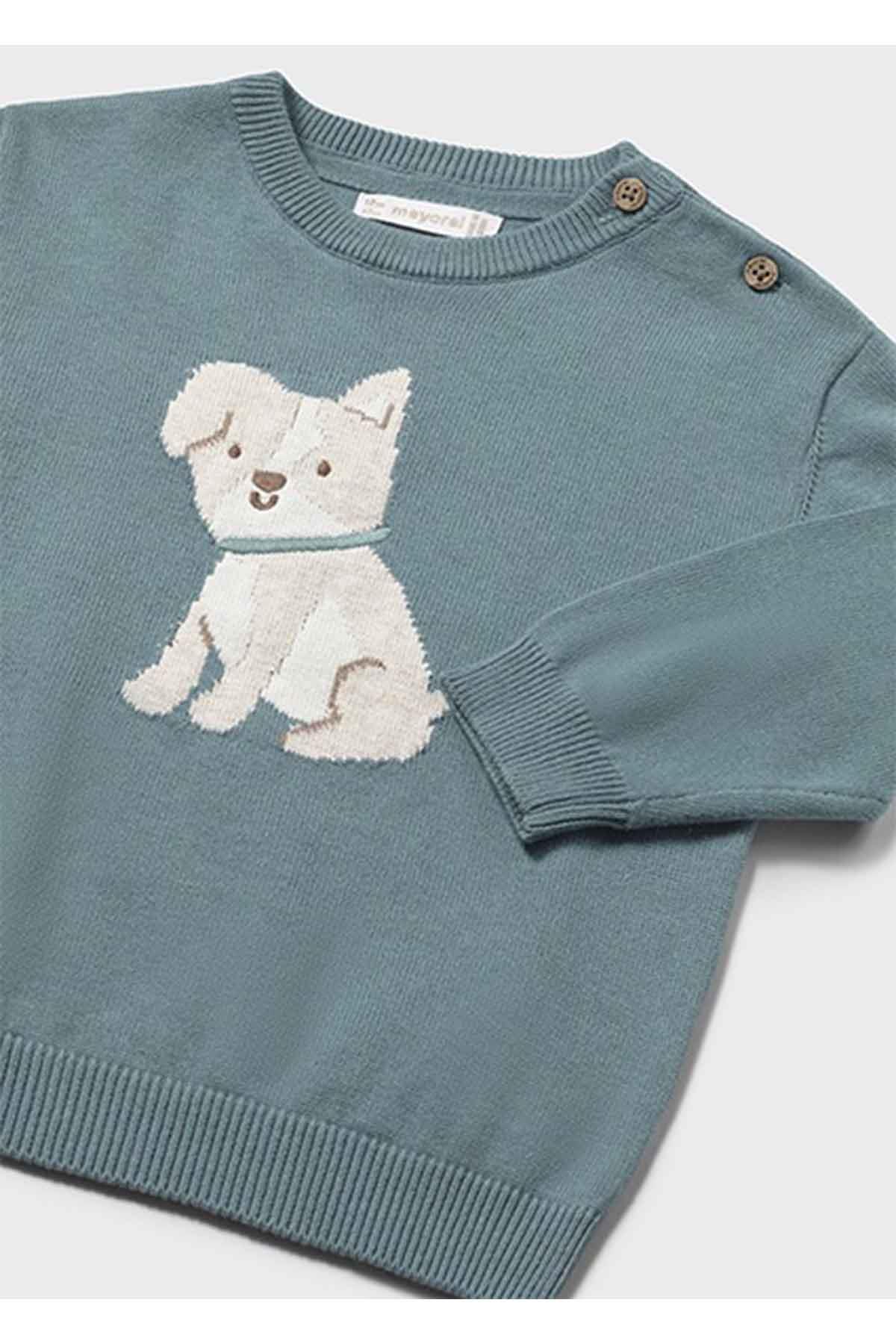 Mayoral Yazlık Erkek Bebek Triko Kazak - Yeşil fotoğrafı 3 (önizleme)