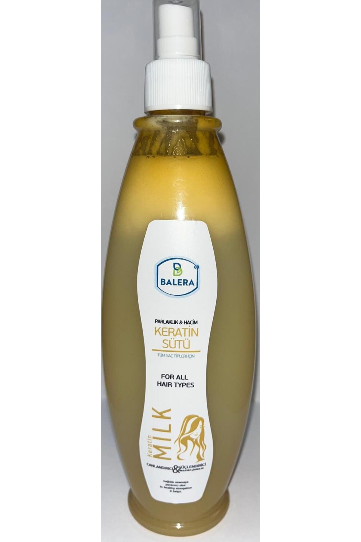 BALERA Durulanmayan Keratin Bakım Sütü Düzleştirici & Besleyici Saç Bakım Spreyi 400ml — keratin0001