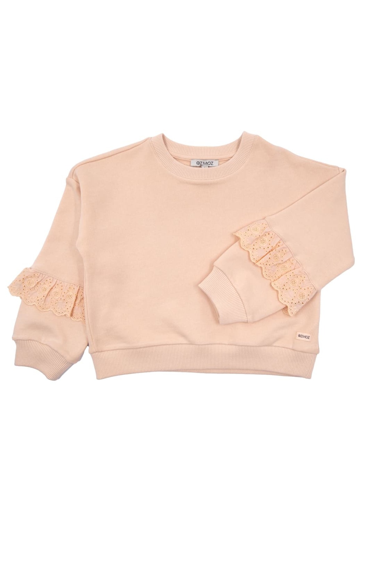 Ozmoz By Mukadder Özden Organik Dantelli Yavruağzı Minik Kız Çocuk Sweatshirt fotoğrafı 2 (önizleme)
