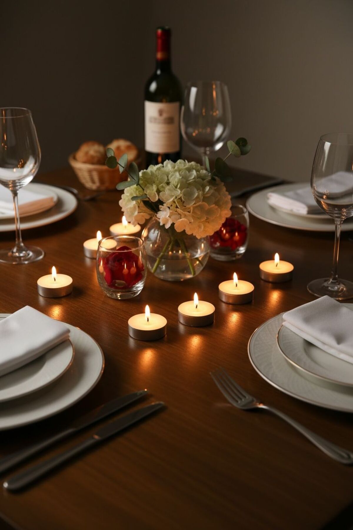 50 Adet Tealight Mum | Mini Mum Seti Dekoratif ve Organizasyon Mumu