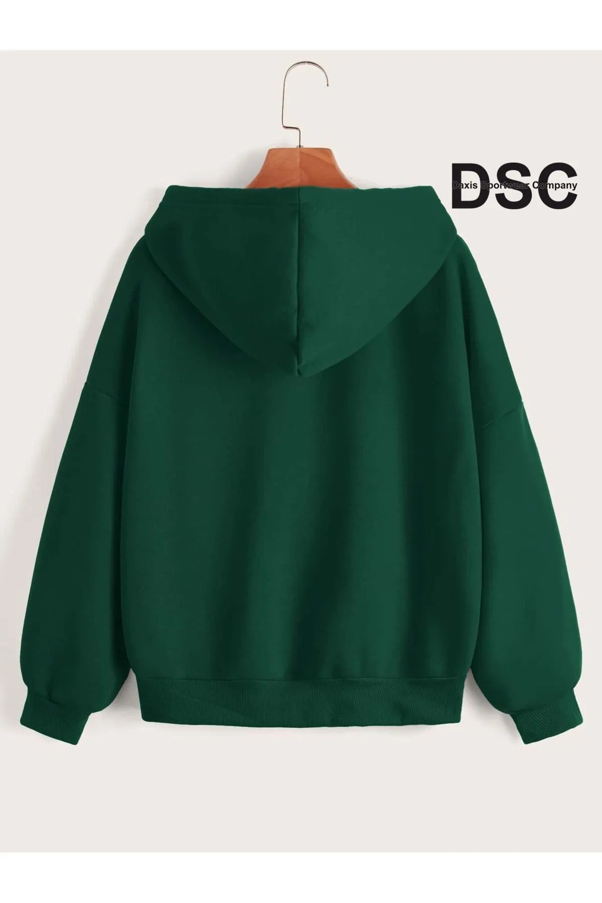 Unisex Fermuarlı Cepli Kapüşonlu Sweatshirt EYAXX Sportwear Company — رنگارنگ EYAXXFermuarlıRenkli — تصویر 2 از 4