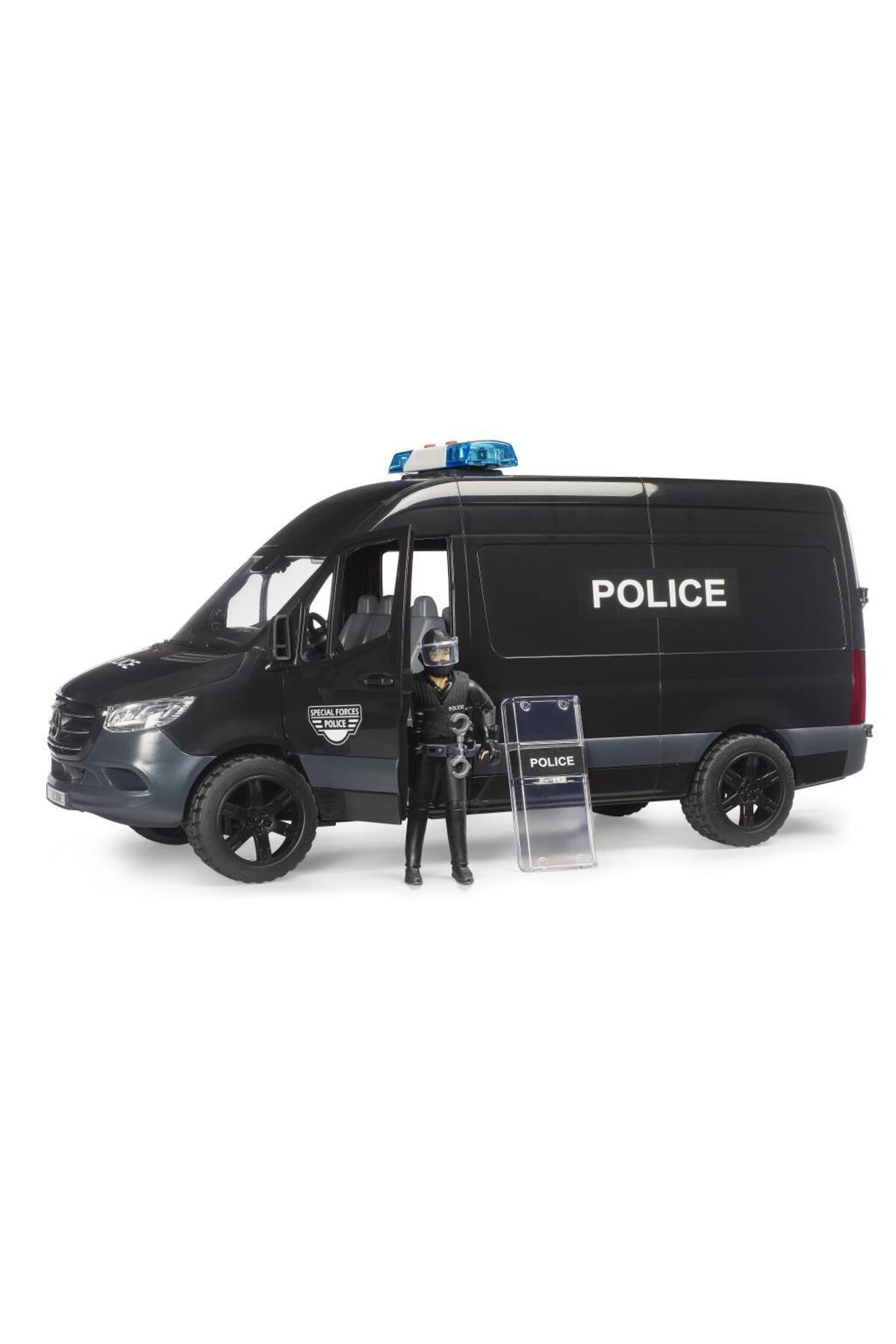 Bruder Mercedes Benz Sprinter Özel Harekat Aracı ve Polis BR02685 fotoğrafı 4 (önizleme)