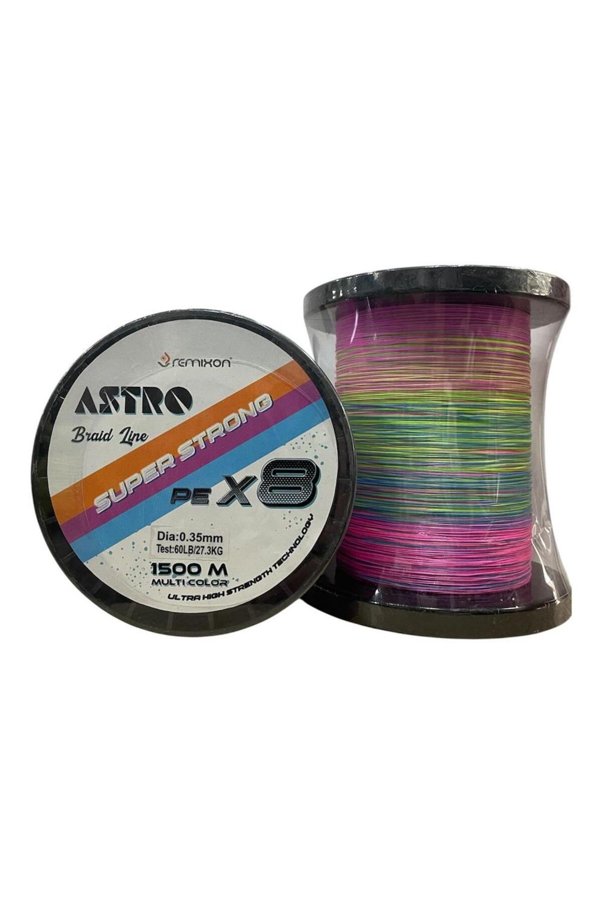 Remixon Astro 8X 1500mt 0.35mm 4.0PE İp Misina Multi Color