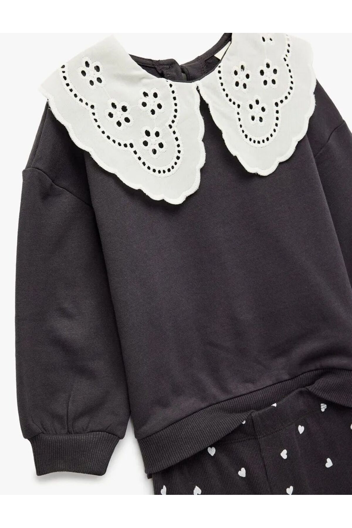 Koton Kız Bebek Sweat Takım 6Wmg10047Ak fotoğrafı 3 (önizleme)