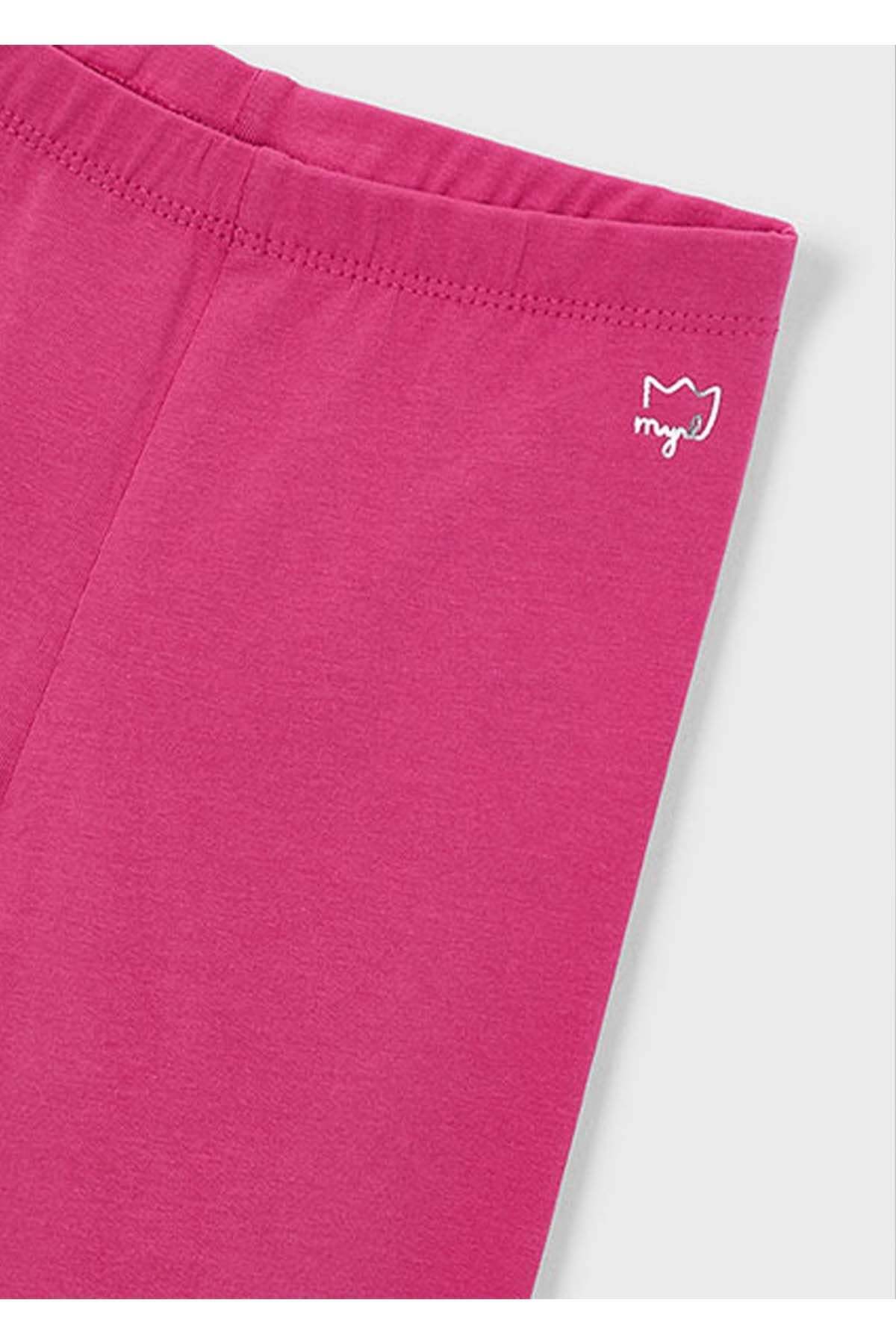 Mayoral Yazlık Kız Çocuk Basic Uzun Tayt - Pembe fotoğrafı 4 (önizleme)