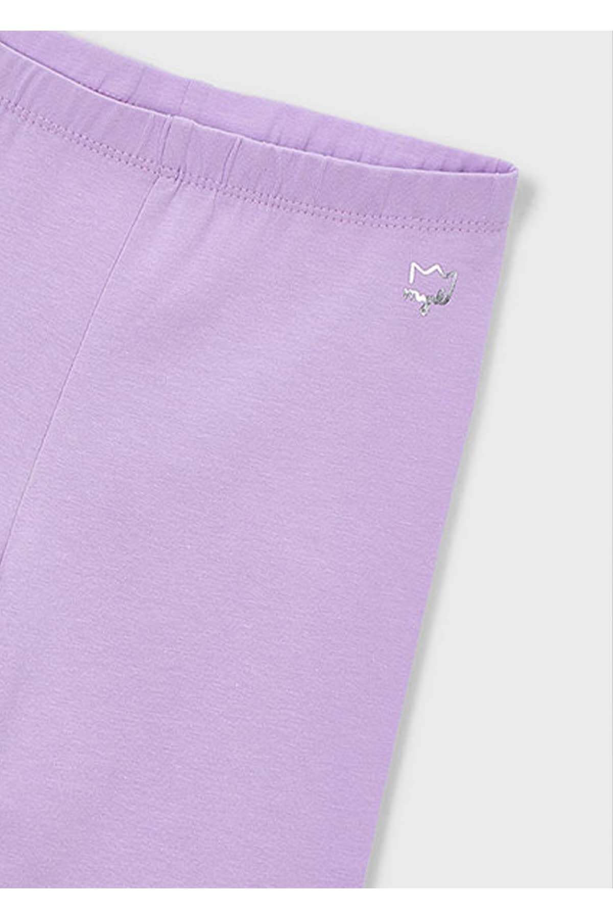 Mayoral Yazlık Kız Çocuk Kapri Boy Basic Tayt - Lila fotoğrafı 5 (önizleme)