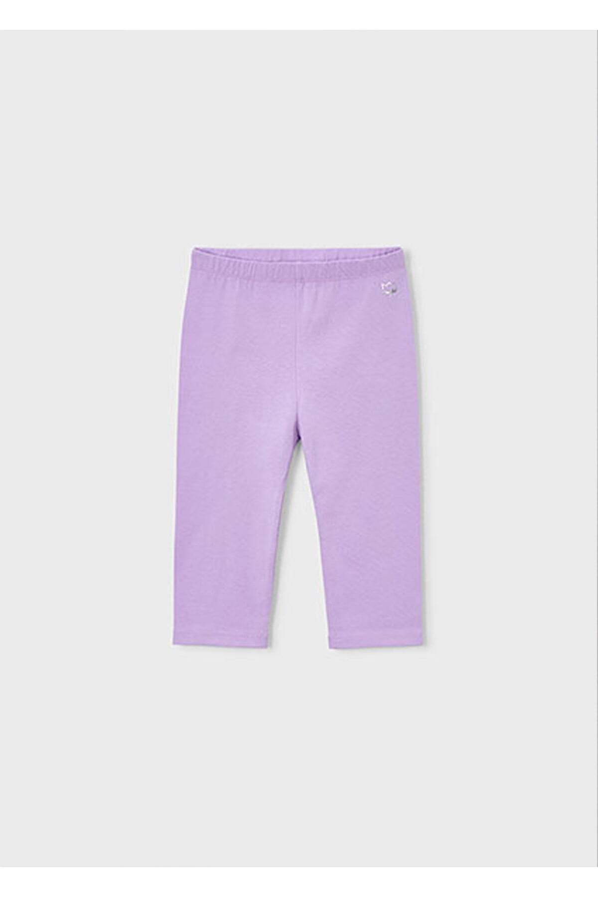 Mayoral Yazlık Kız Çocuk Kapri Boy Basic Tayt - Lila fotoğrafı 3 (önizleme)