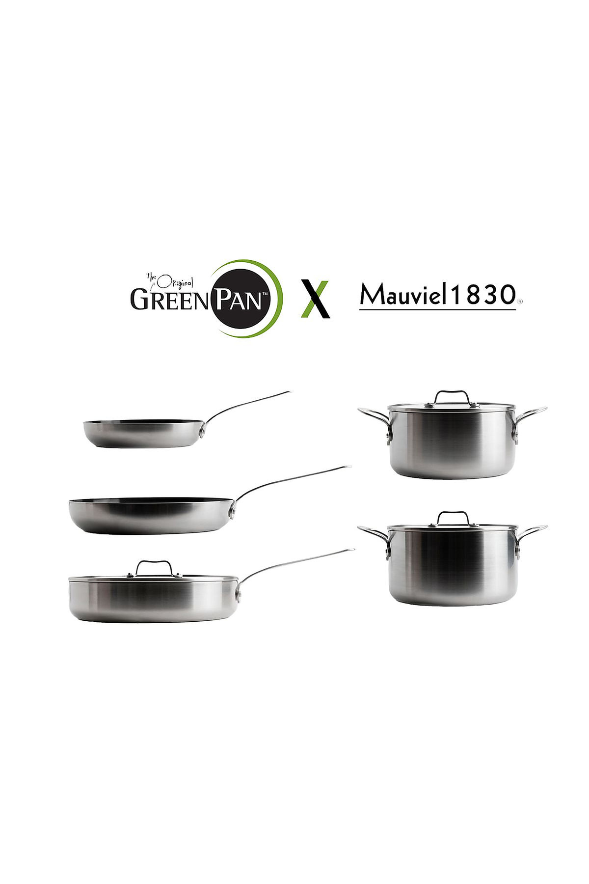 Greenpan X Mauviel La Collection Limited Editon 8 Parça Tencere