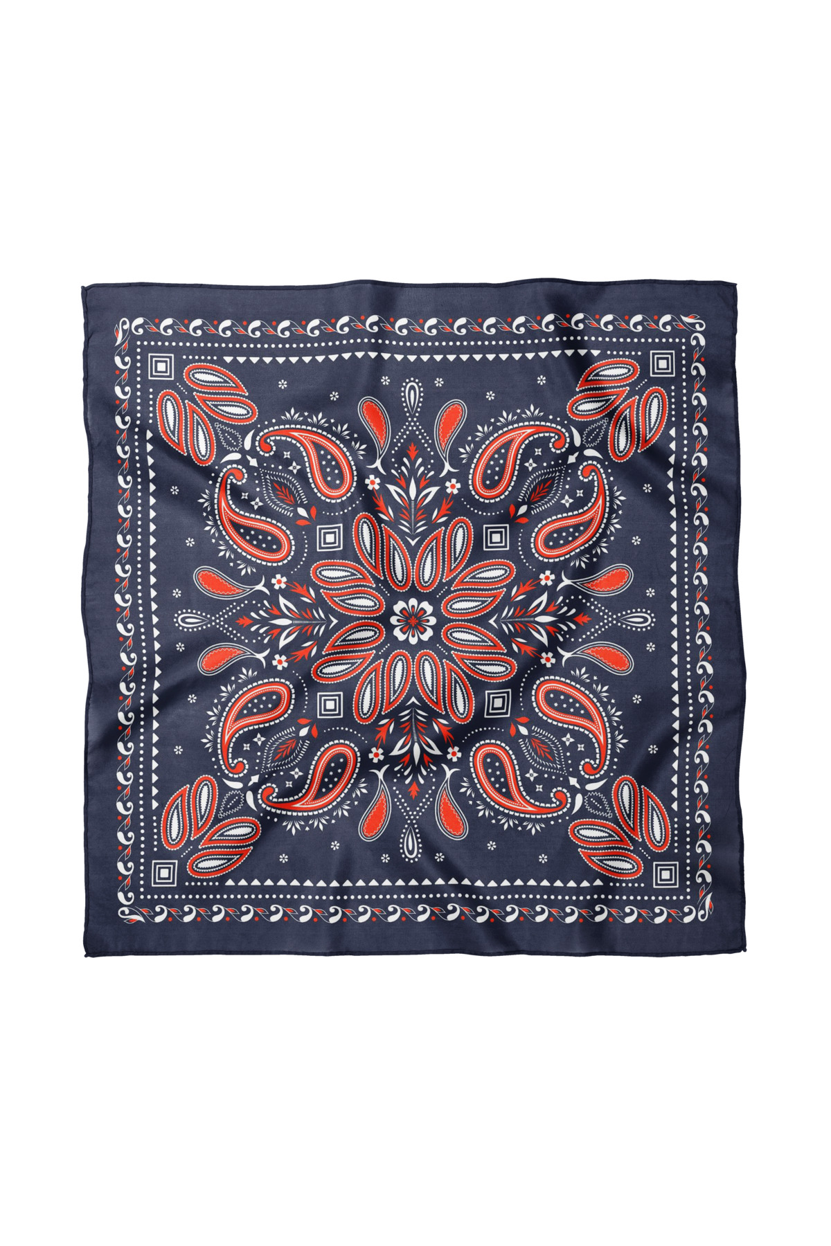 Ethnic Patterned Scarf / Bandana 70x70cm