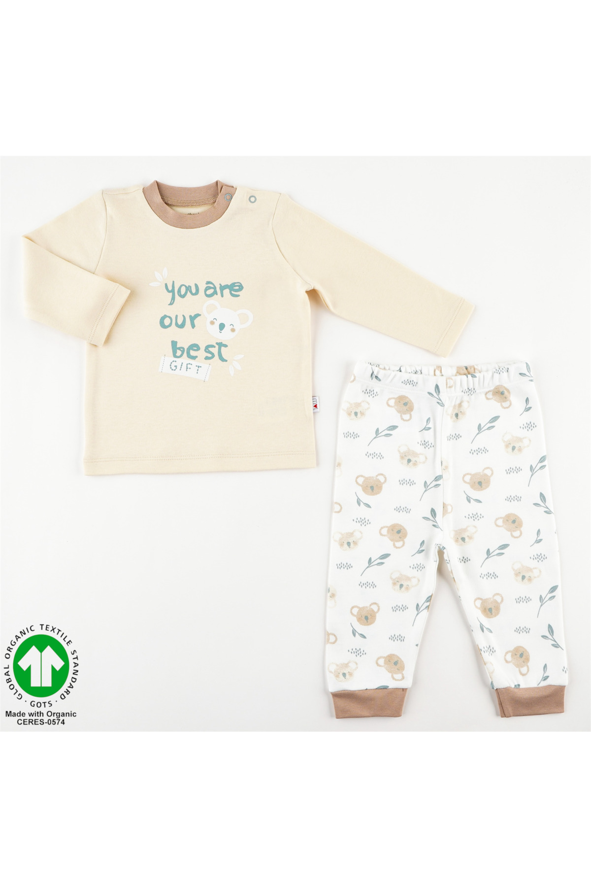 Mother Love %100 Organik Bebek Pijama Takımı 3 - 36 Ay fotoğrafı 2 (önizleme)