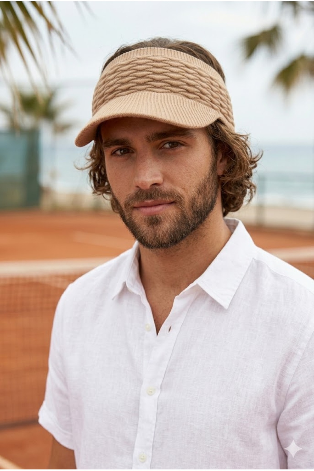 新品　BRIEFING MEN’S KNIT VISOR Belifanti Collection Premium Milk Coffee Knitted Knitwear Visor