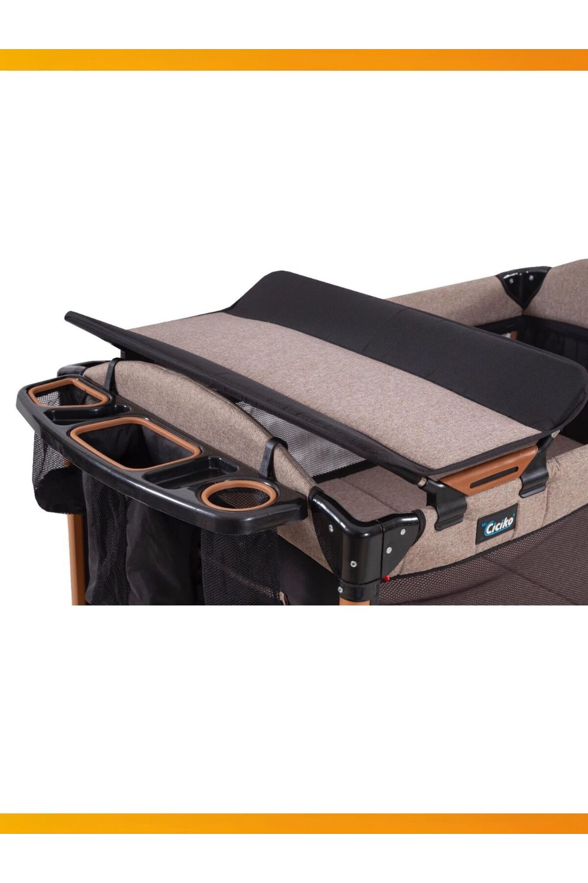 modabebekler Katlanır Park Beşik Anne Yanı Asansörlü Sallanır Sabitlenir Çantalı Dönenceli Bebek Beşiği fotoğrafı 2 (önizleme)