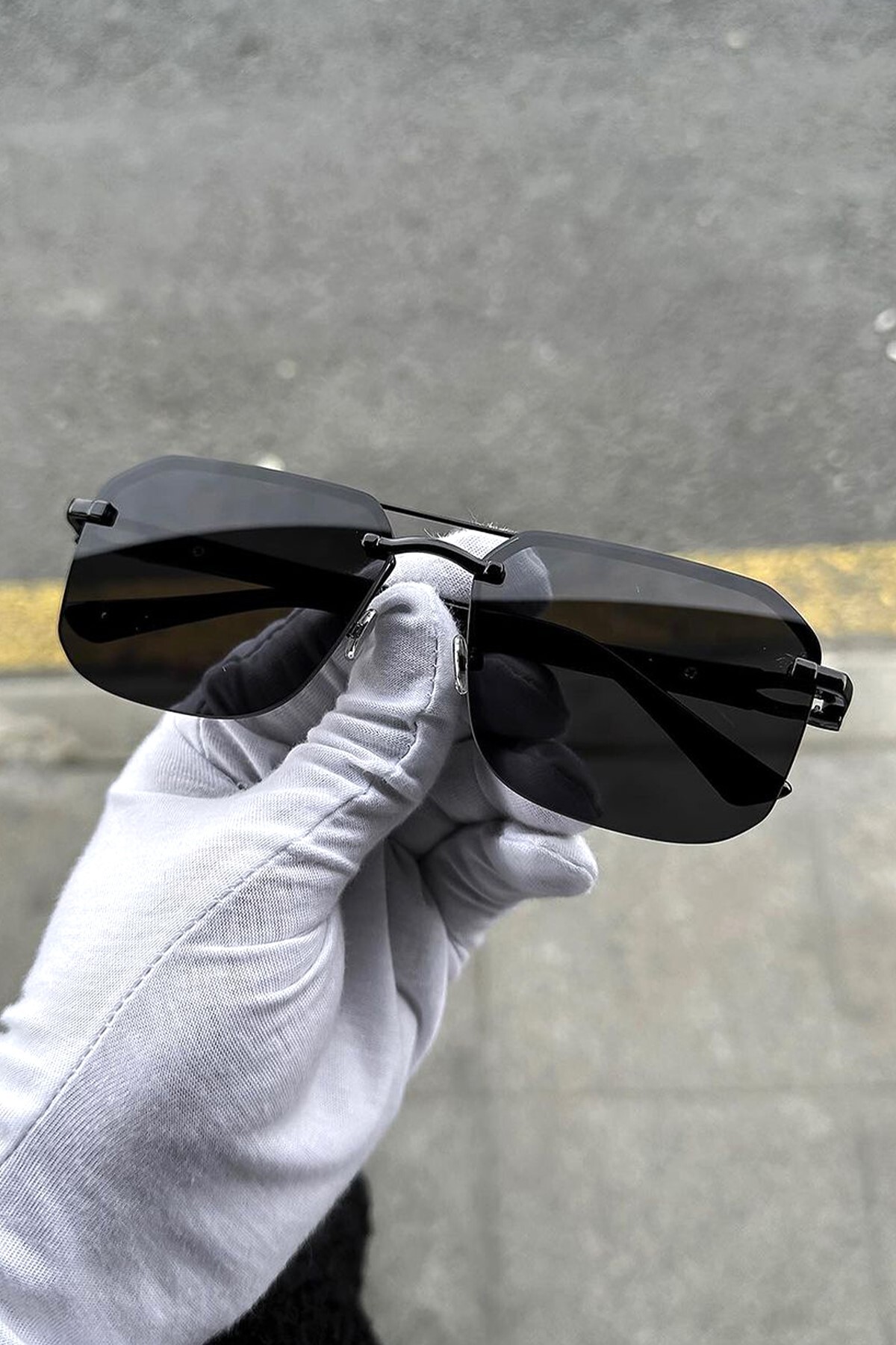 Black Men's Sunglasses Antifilter Glass Guaranteed