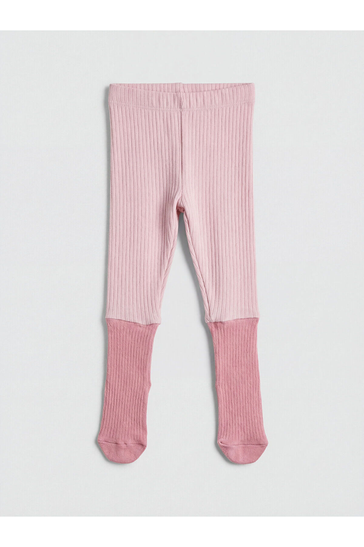 LC Waikiki Timeless Clothing & Zamansız Seçimler Kız Bebek Çoraplı Tayt Pantolon 2'li fotoğrafı 3 (önizleme)