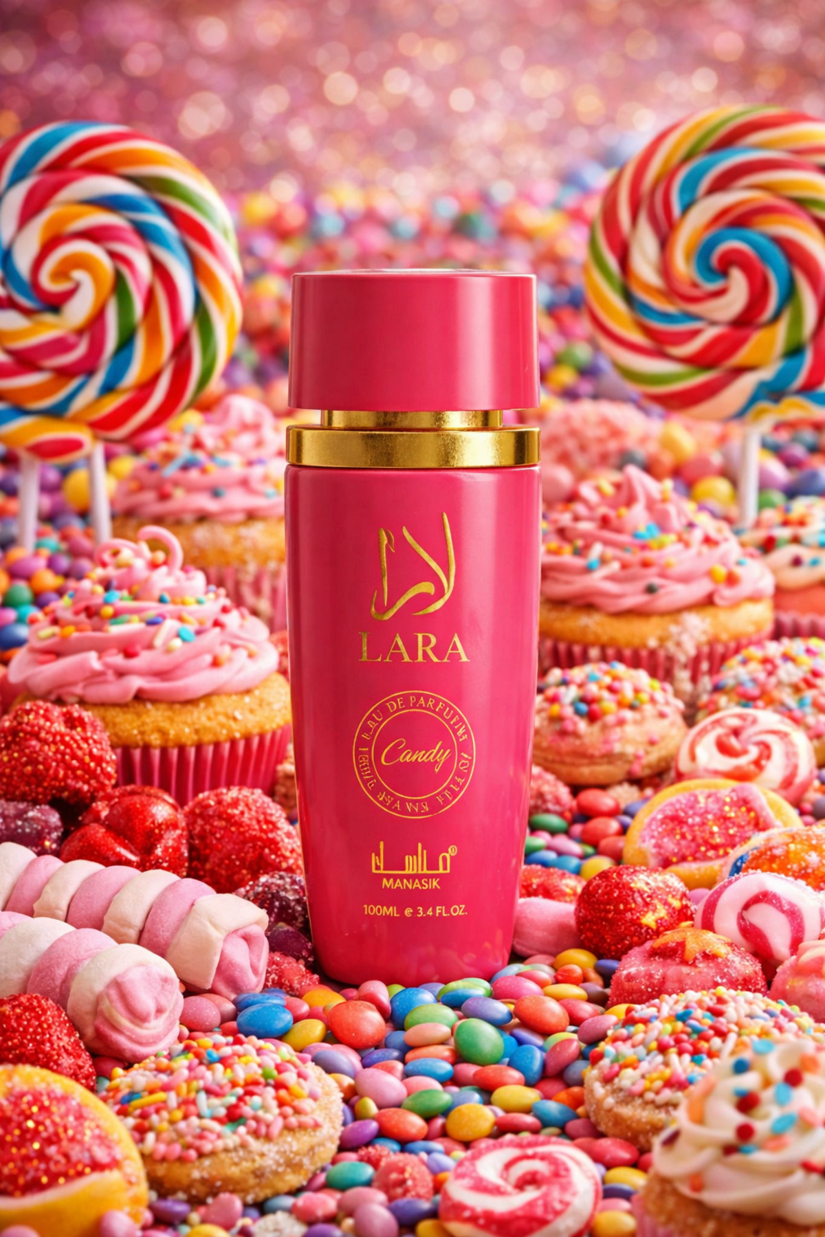Lara Дамски парфюм Candy 100мл, Сладък гурме аромат, Романтичен и неустоим