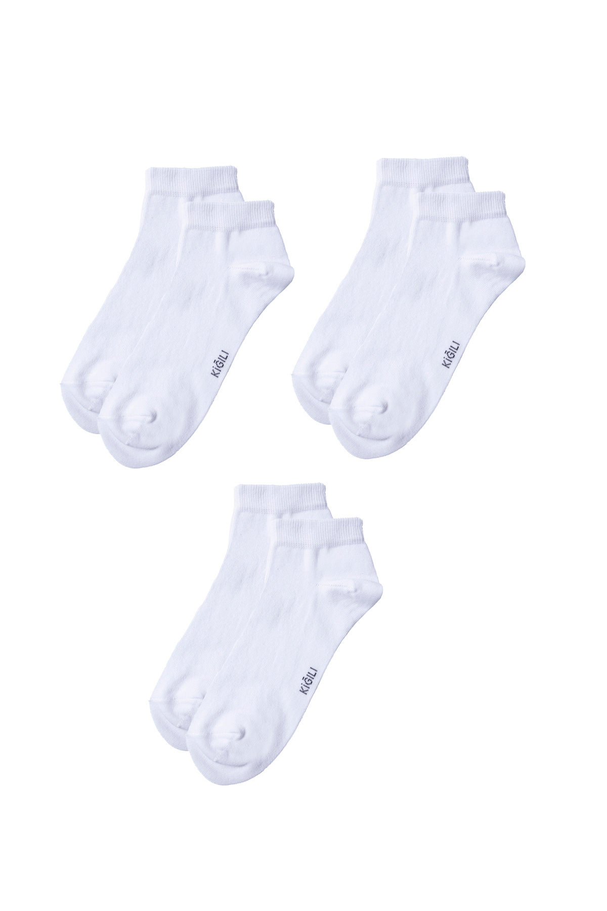 3-Piece Cotton Flexible Sports Socks Set