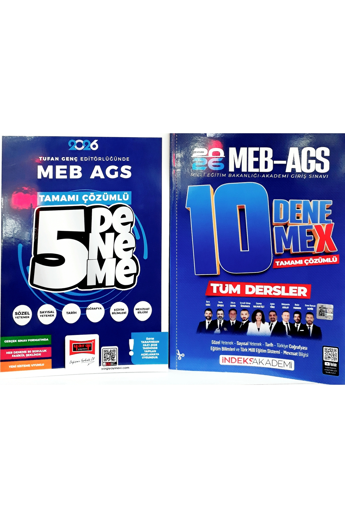 Yargı Yayınları yargı 5 li +indeks 10 lu MEB-AGS tüm dersler