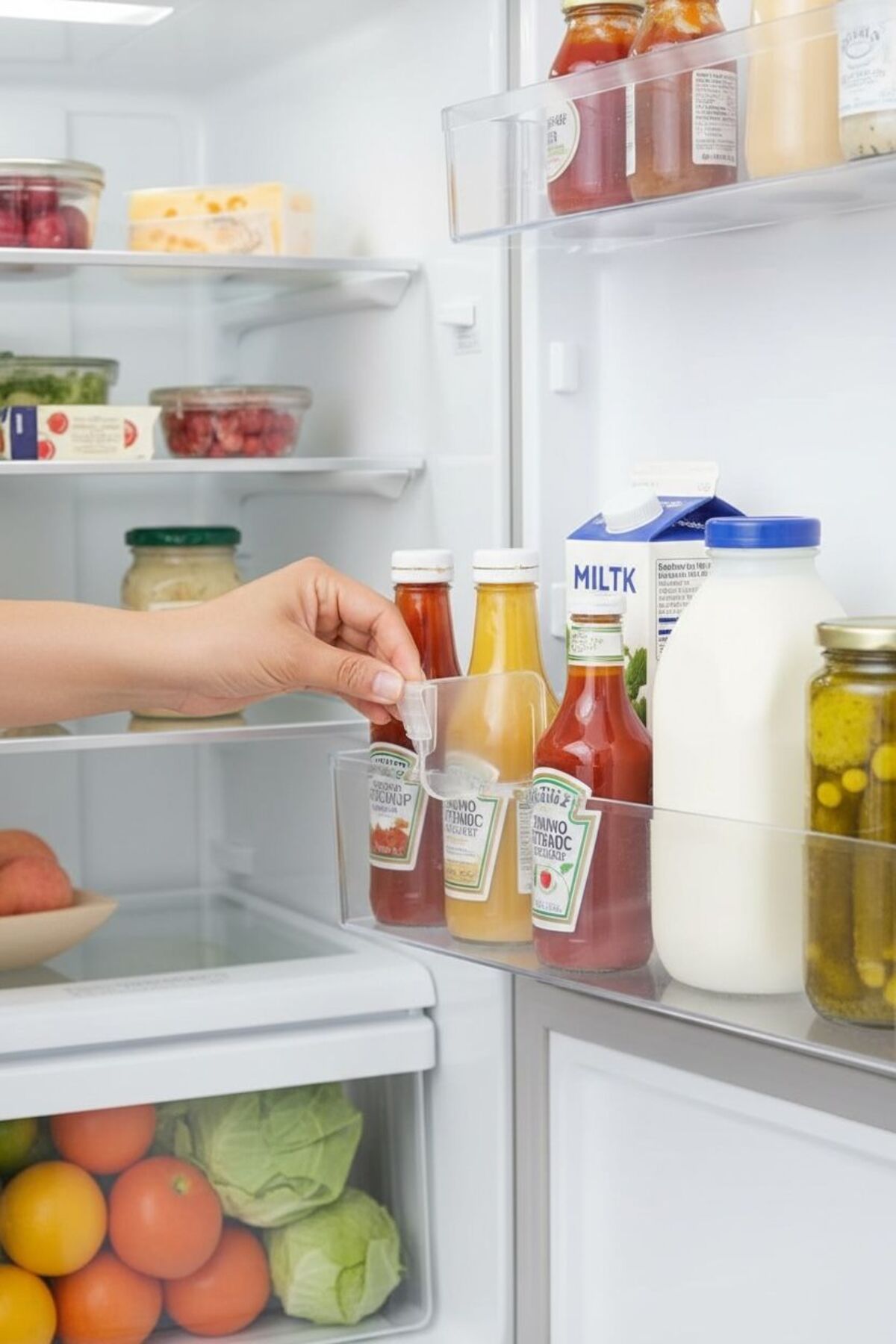 10 Adet Buzdolabı Kapak Düzenleyici | Raf Ayırıcı Organizer Seti