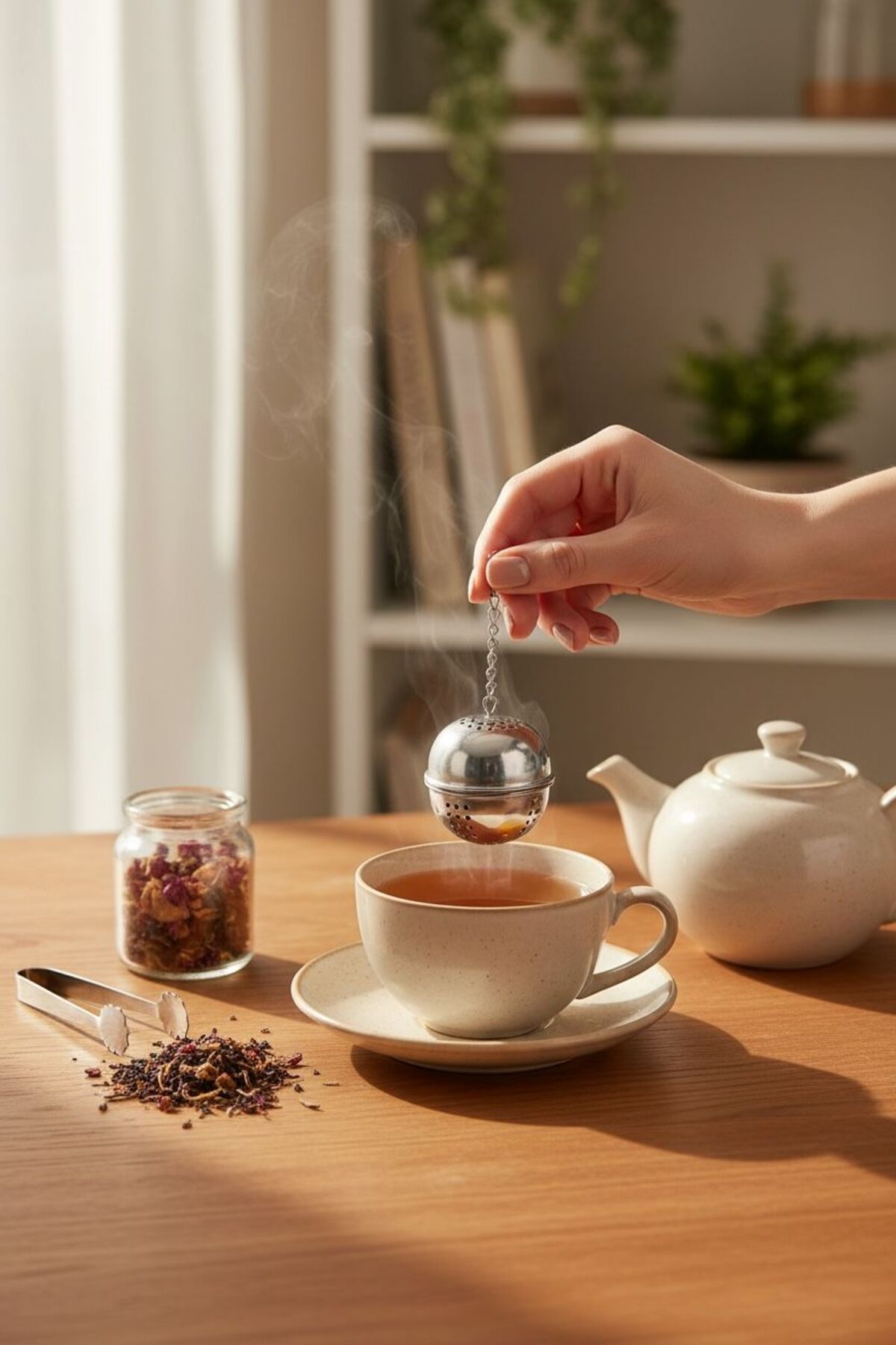 Mini Çay Süzgeci Top | Küçük Boy Çay Demleme Aparatı