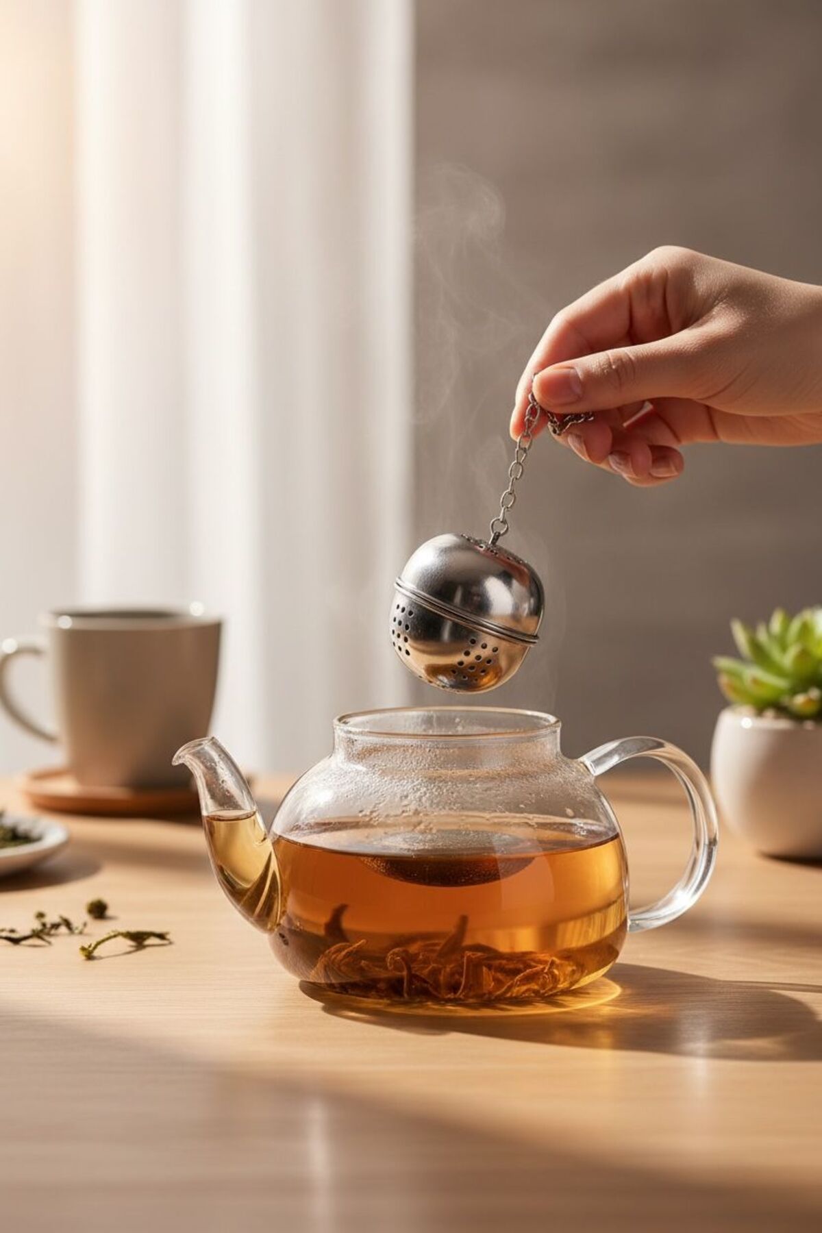 Mini Çay Süzgeci Top | Küçük Boy Çay Demleme Aparatı