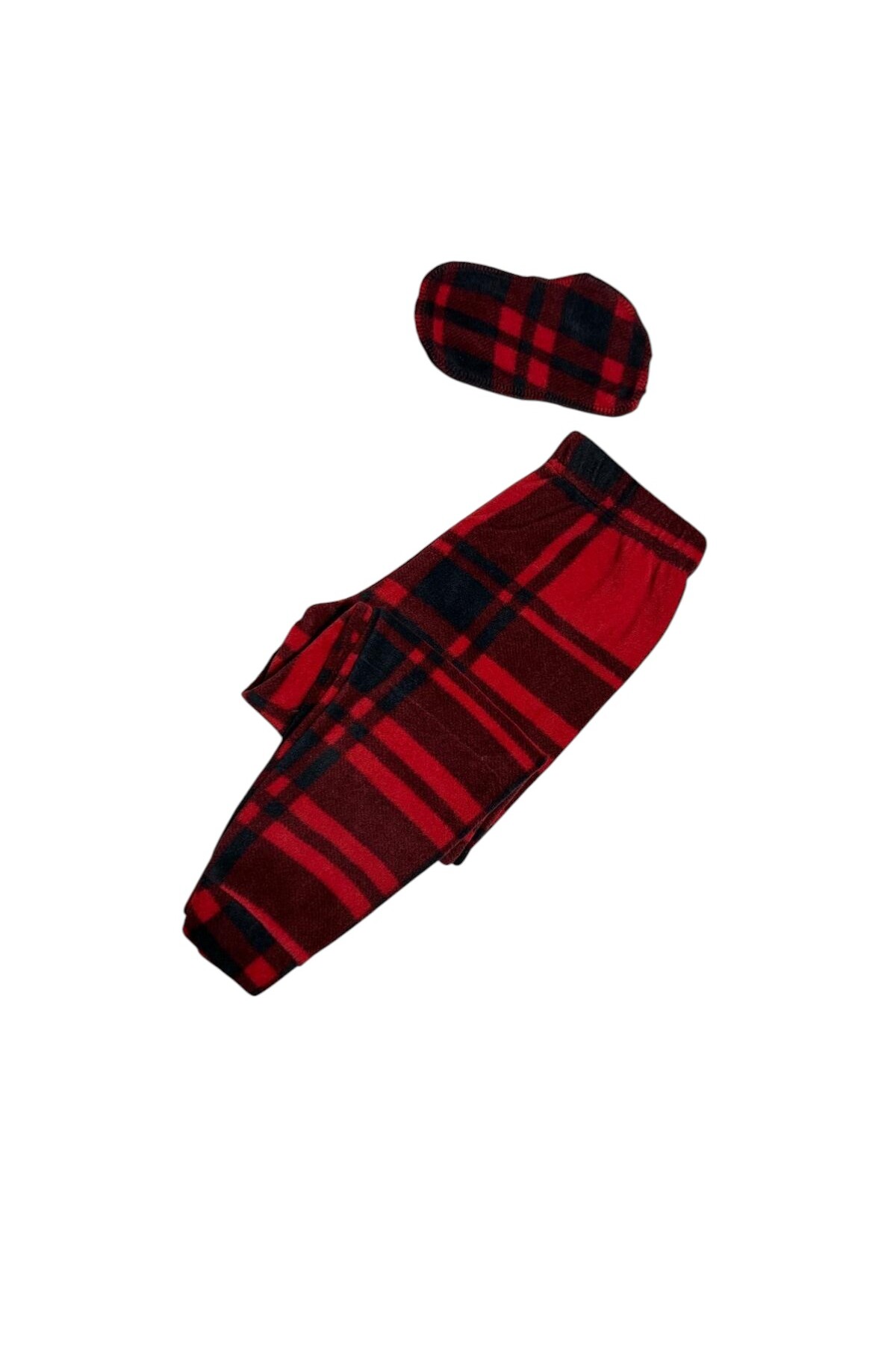 Fil Kids Erkek - Kız Çocuk Pamuklu Uyku Bantlı Ekose Desenli Kırmızı Lacivert Renk Kışlık Polar Pijama Takımı fotoğrafı 6 (önizleme)