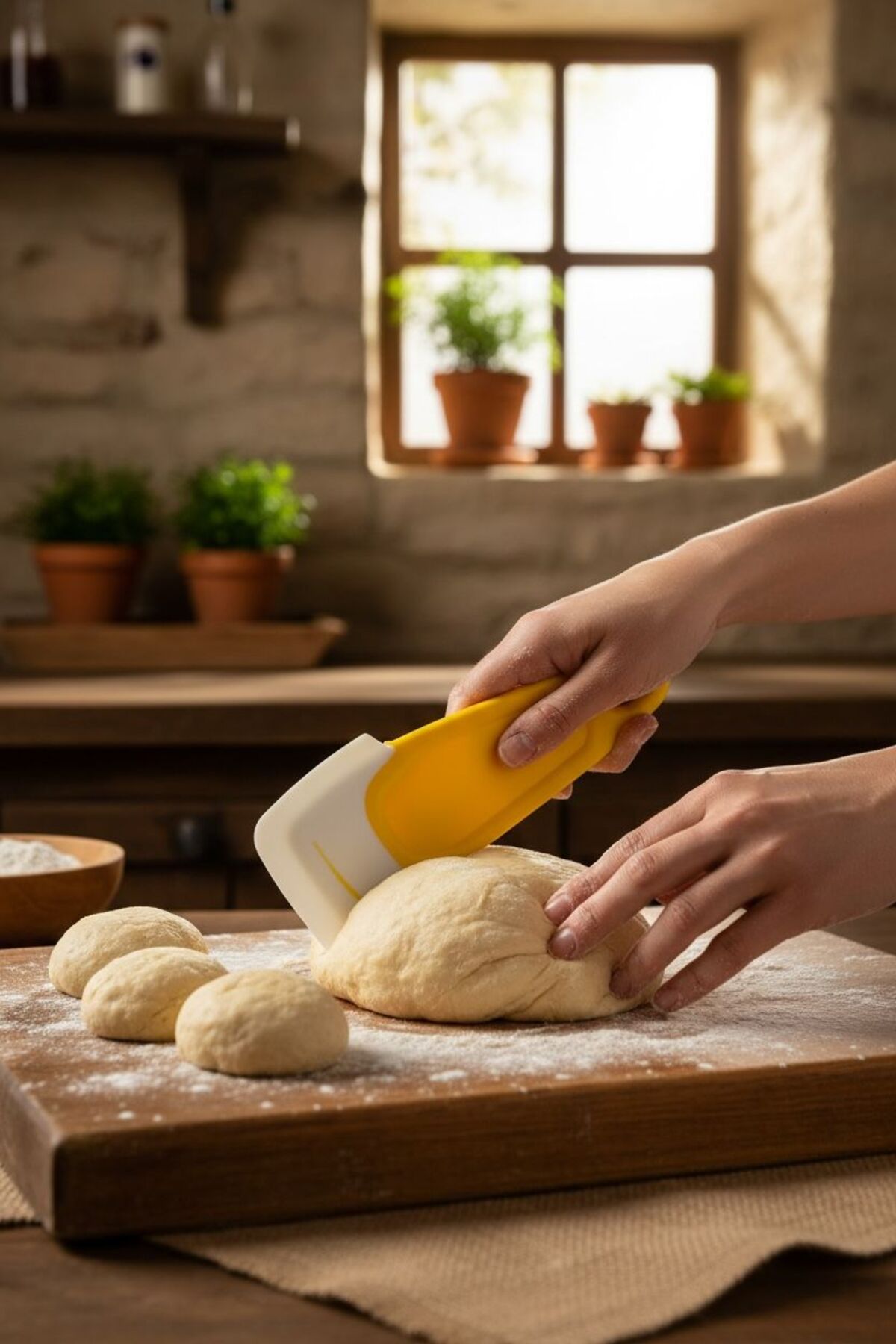 Silikon Hamur Kesici | Mini Spatula Hamur Bölme ve Kazıma Aparatı