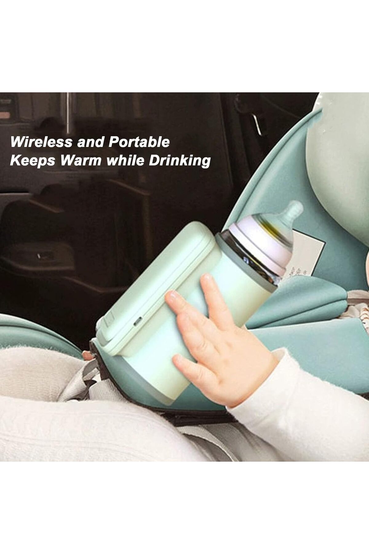 Tcherchi LED Göstergeli 8000mah Biberon Isıtıcı, 55℃'ye Kadar Hızlı Isıtma Taşınabilir Biberon Isıtıcı fotoğrafı 3 (önizleme)