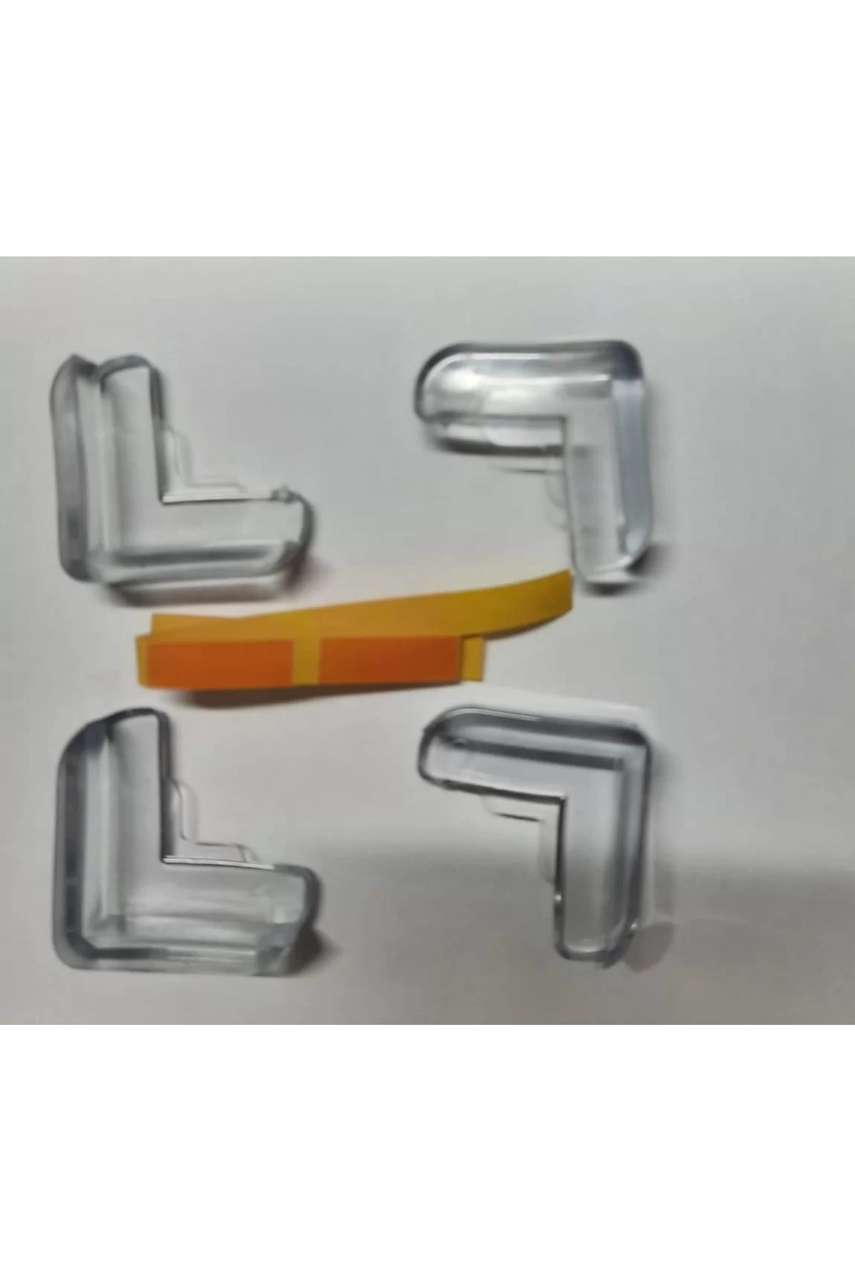 Go İthalat 4 lü Masa Sehpa Köşe Koruyucu Silikon- Çocuk Koruma Aparatı fotoğrafı 4 (önizleme)