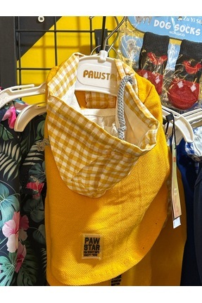 Patileo Kedi & Köpek Sarı Kapşonlu Kıyafet