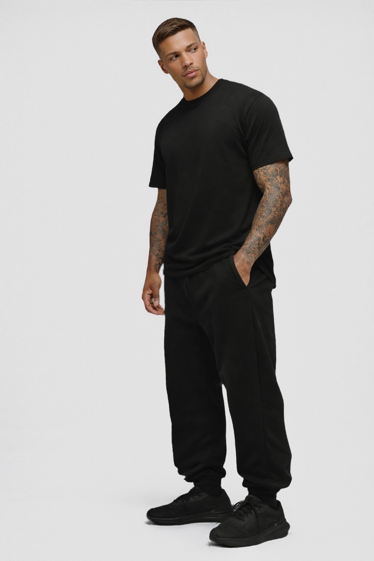 BSBSPOR Yazlık Ultra Bol Jogger Lastikli Paça Yüksel Bel Fit Görünüm Baggy Model Günlük Eşofman Altı görsel 5