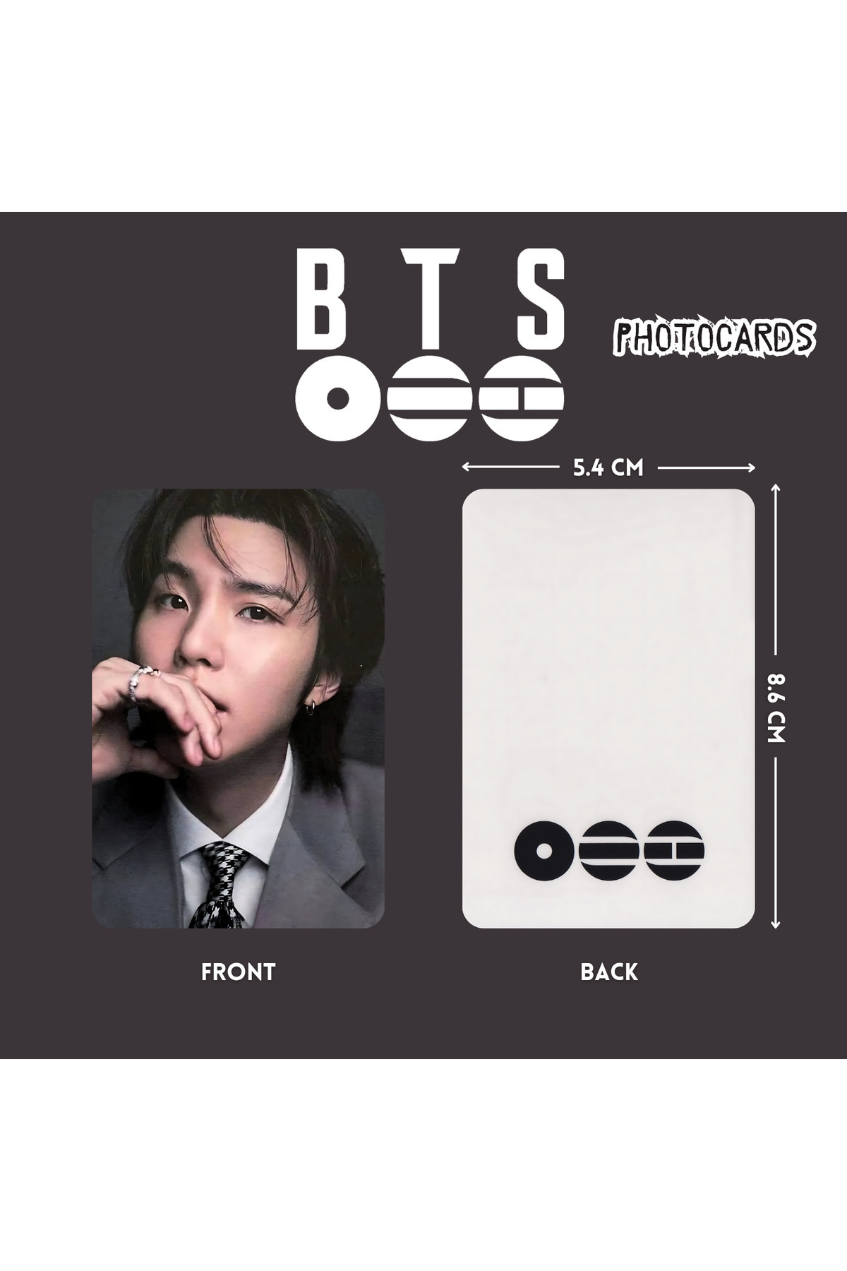 BTS SUGA NO MORE DREAM トレカ BTS SUGA NO MORE DREAM Japan Limited Official Photocard photo card