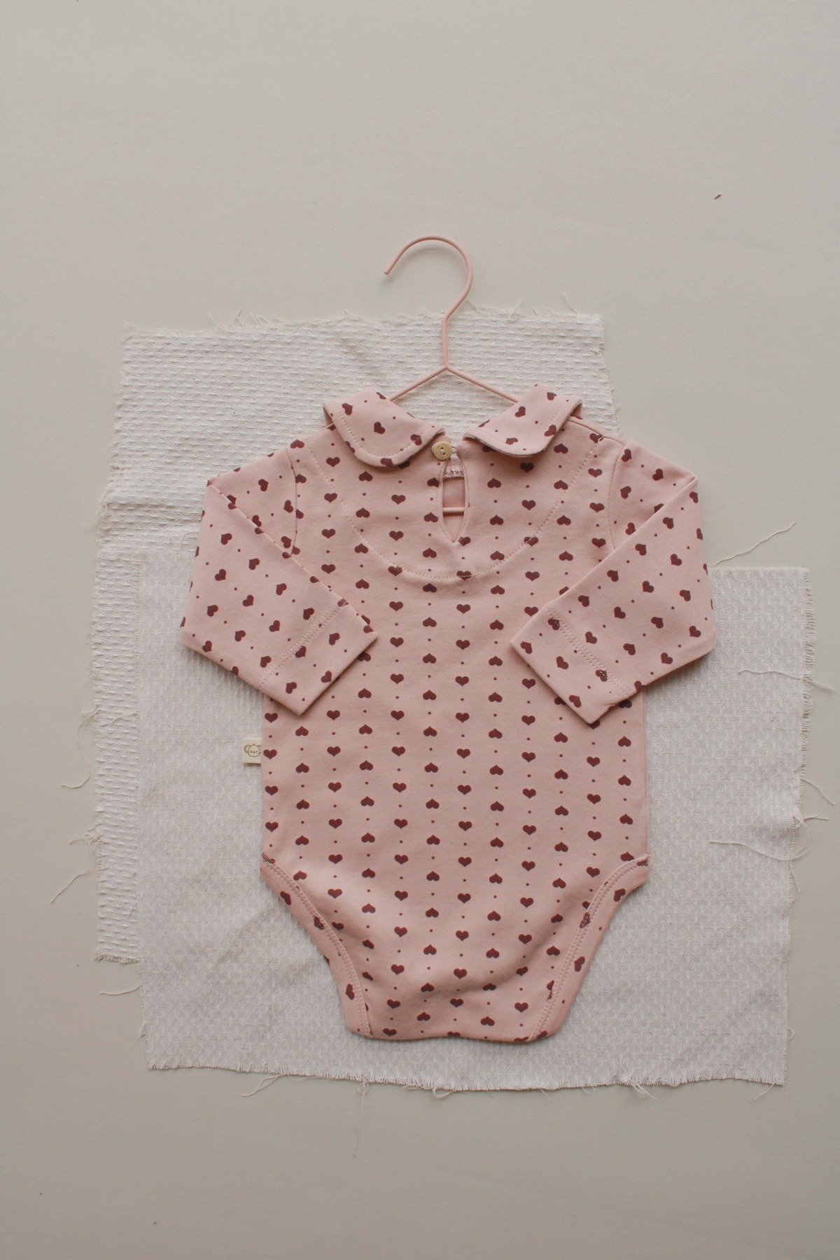 Oh La La Koala For Little Ones Kalp Baskılı Bebe Yaka Body fotoğrafı 4 (önizleme)