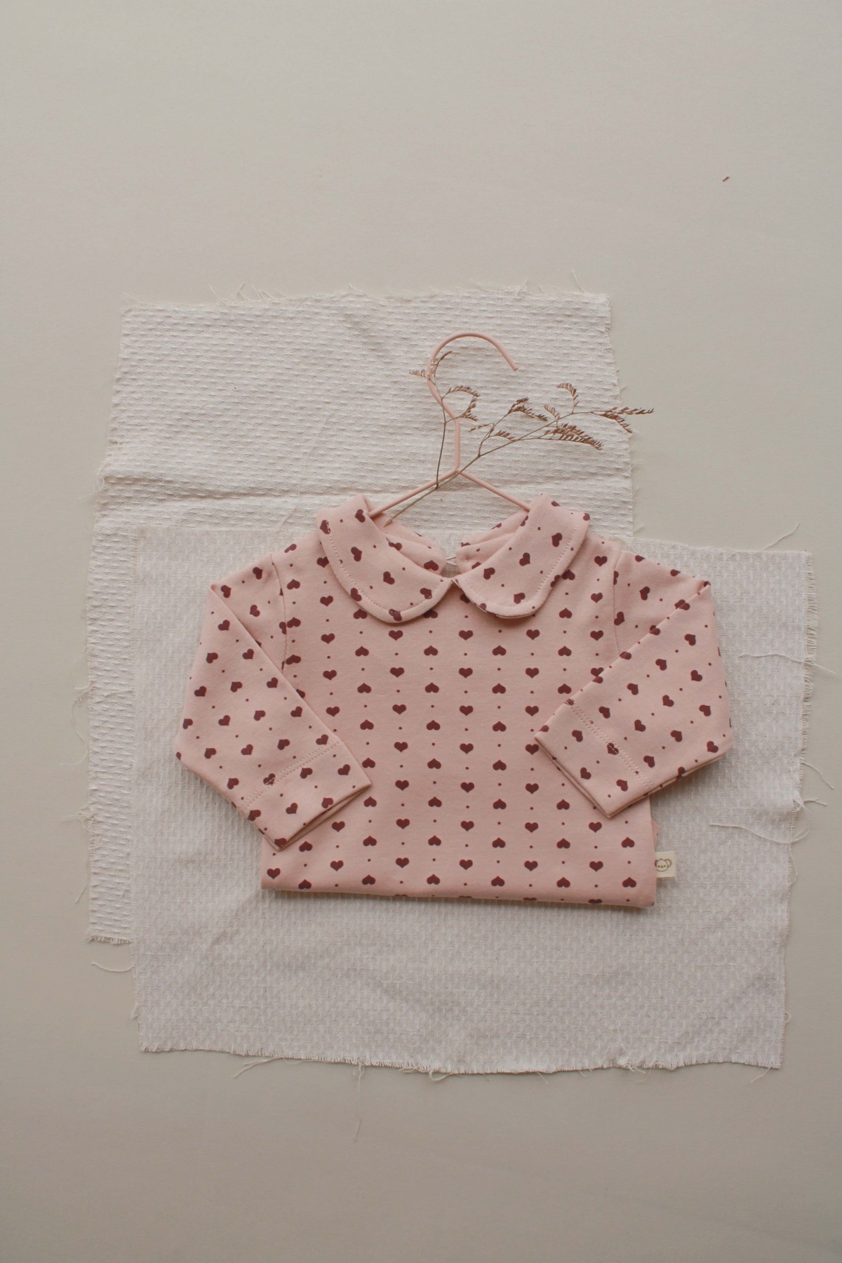 Oh La La Koala For Little Ones Kalp Baskılı Bebe Yaka Body fotoğrafı 2 (önizleme)