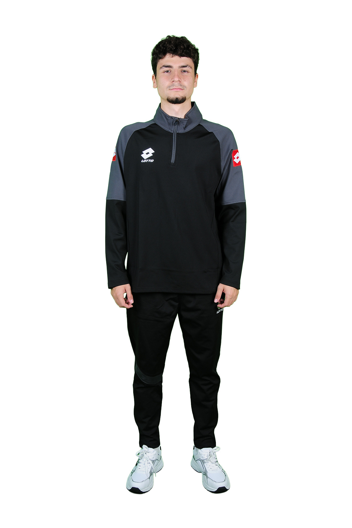 Lotto Erkek Antrenman Eşofman Takımı 5W M-Bloccon 10205546-6-7 — مشکی
