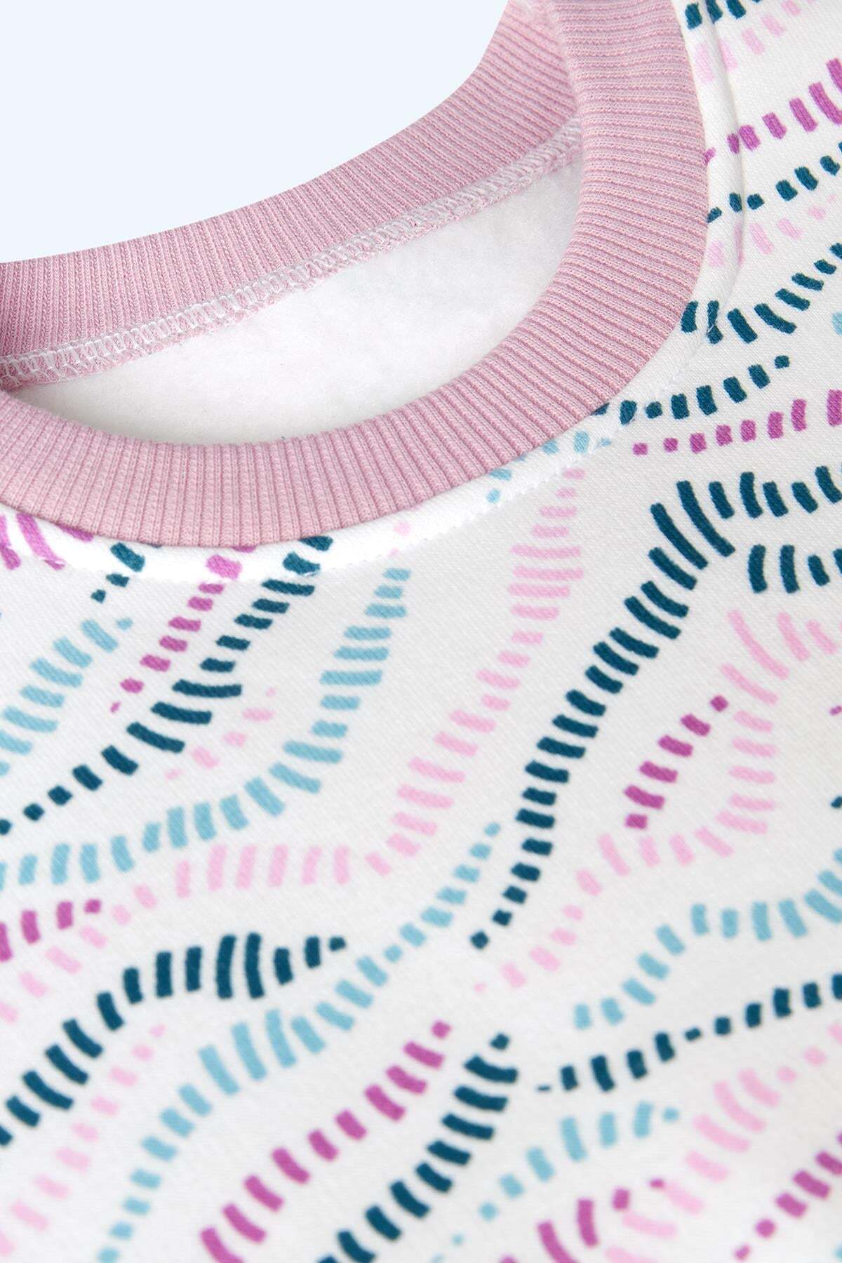 Brix Kız Çocuk İnterlok %100 Pamuk Pijama Takımı 7810 Pembe Renk fotoğrafı 5 (önizleme)