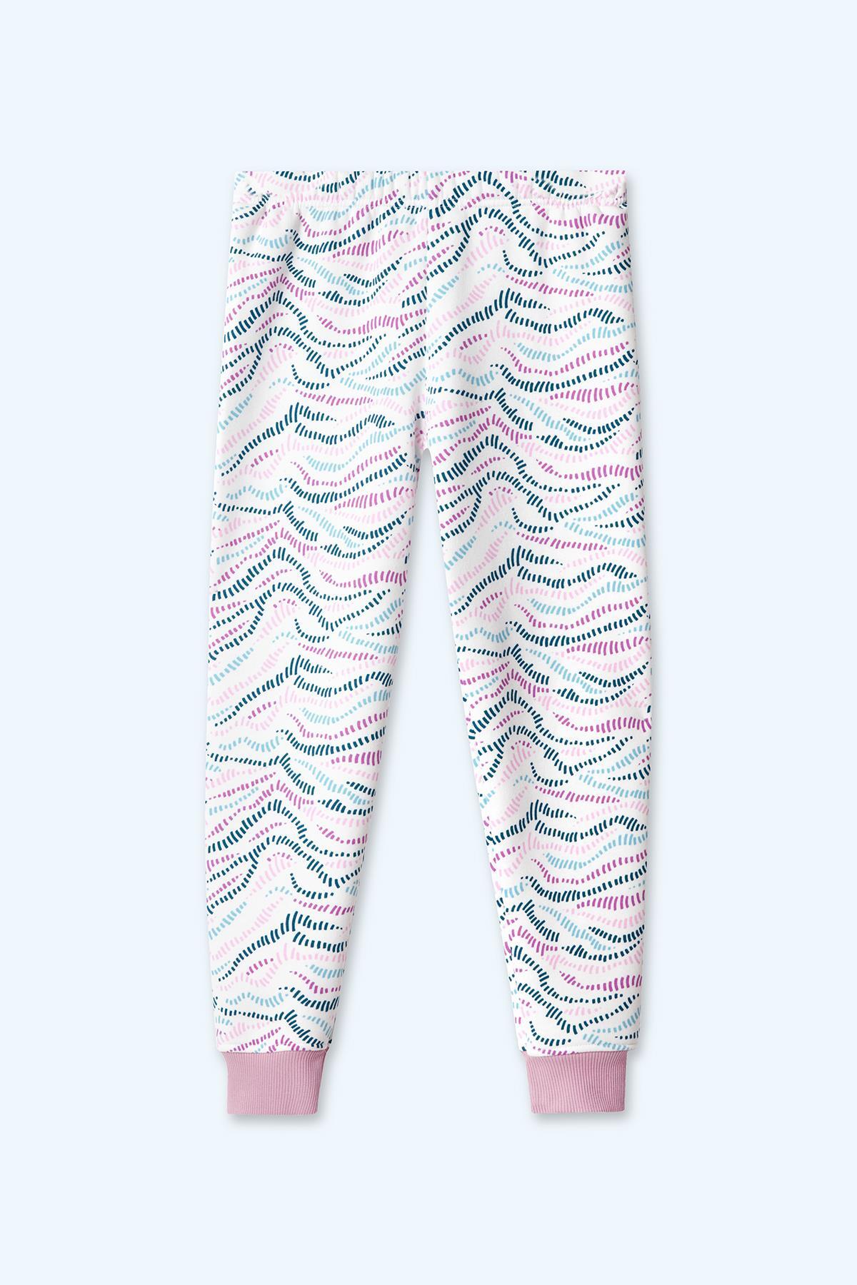 Brix Kız Çocuk İnterlok %100 Pamuk Pijama Takımı 7810 Pembe Renk fotoğrafı 6 (önizleme)