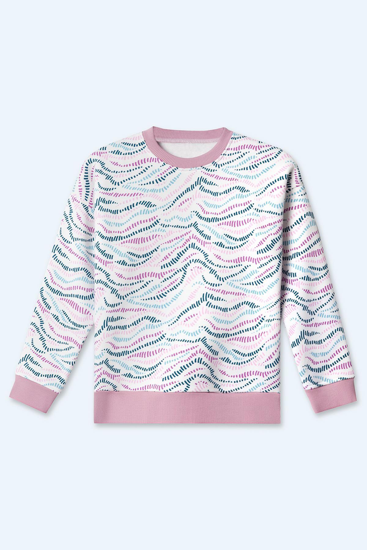 Brix Kız Çocuk İnterlok %100 Pamuk Pijama Takımı 7810 Pembe Renk fotoğrafı 4 (önizleme)