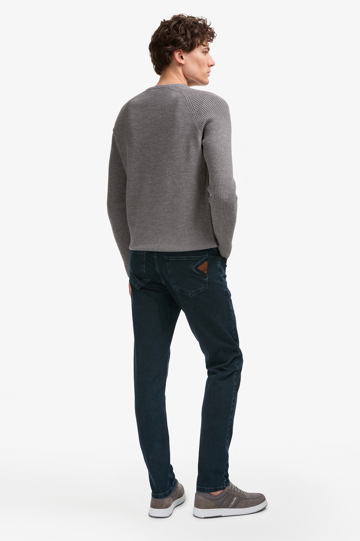 U.S. Polo Assn.  Erkek Koyu Mavi Jean Pantolon 50290263-DN0023 - Görsel 4