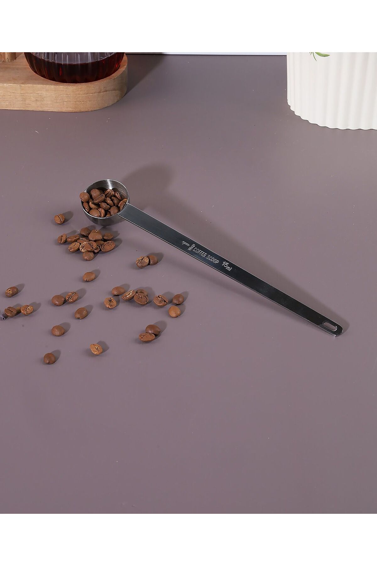 15 ml Kahve Ölçek Kaşığı | Çelik Ölçü Kaşığı Pratik Mutfak Aparatı