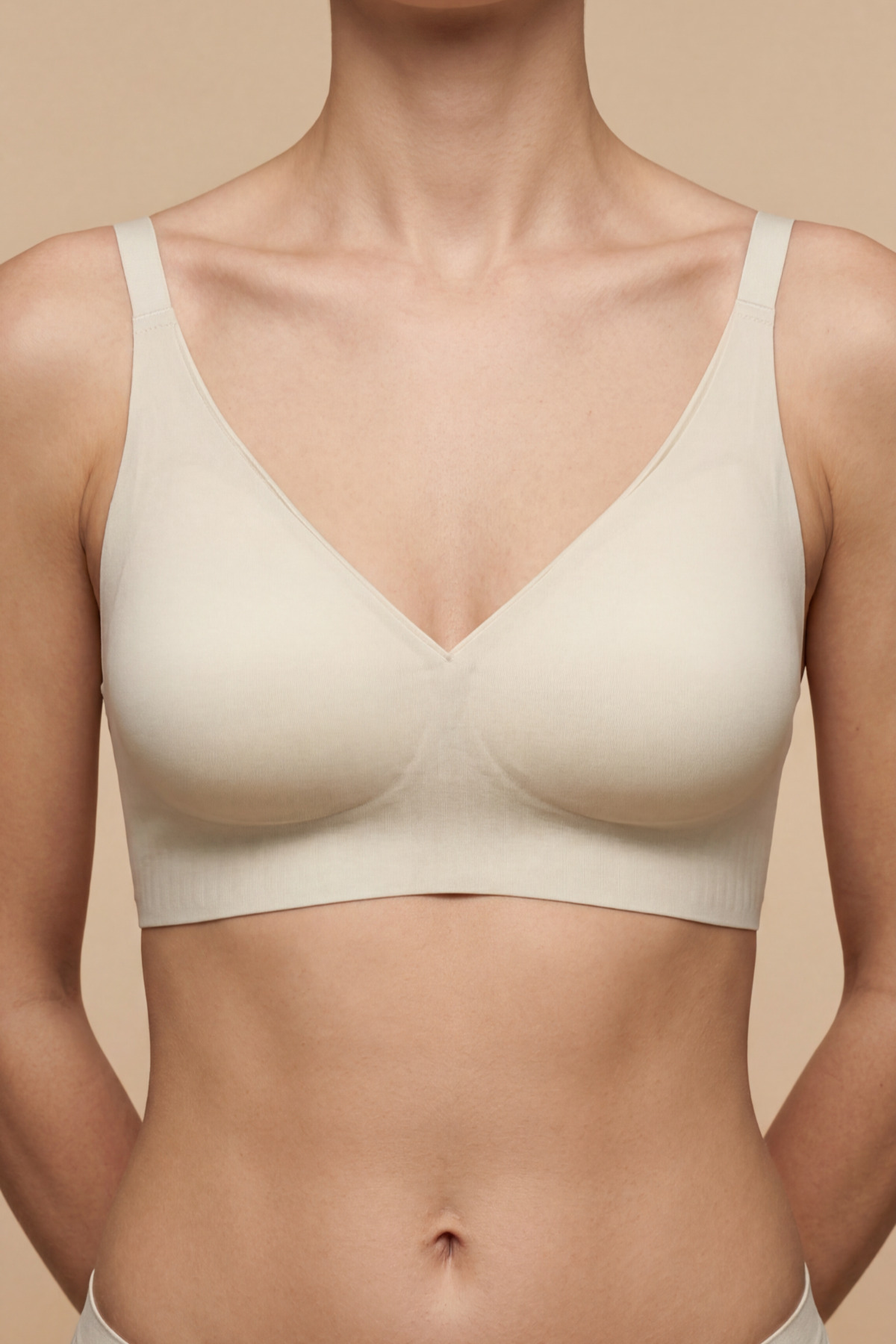 Seamless Laser Cut Padded Bra without Balloon CC417 Çağla