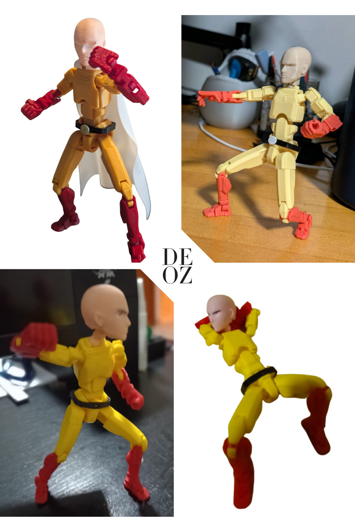 アート・デザイン・音楽 FREAK OUT VOL.13 DEOZ Lab Tek Yumruk Adam Saitama Figürü – Kukla 13 (Dummy 13